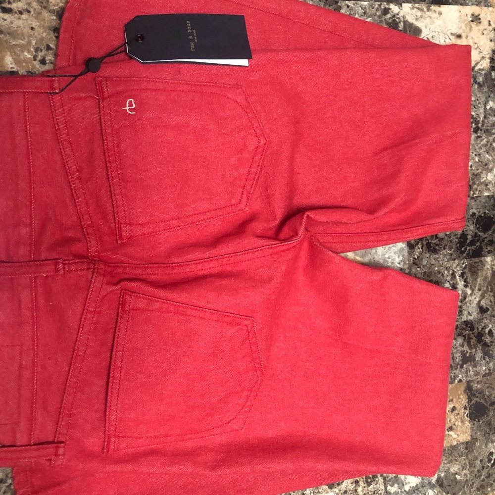 RAG&Bone New Bull Red Skinny jeans